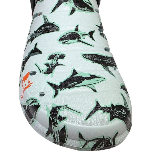 Rugged Shark Clog Sandals Discovery Shark Week Swivel Strap Mens Sz 10, 11 & 12 - Picture 6 of 8